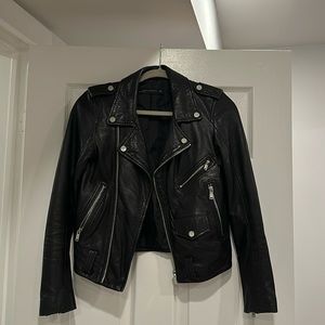 Zara Black Leather Jacket